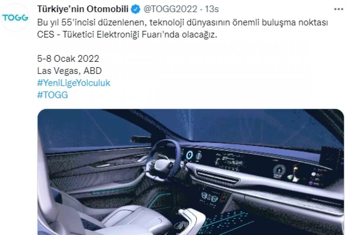 TOGG ABD'de fuarda yer alacak