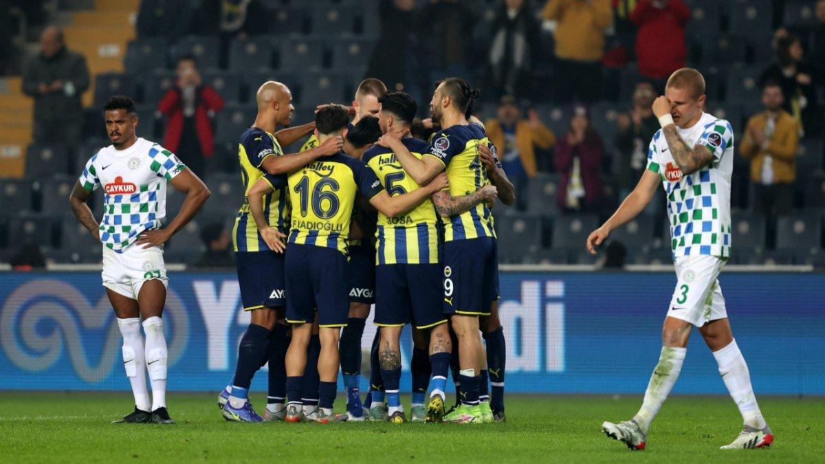 Fenerbahçe hücum hattı ilk kez sınıfı geçti