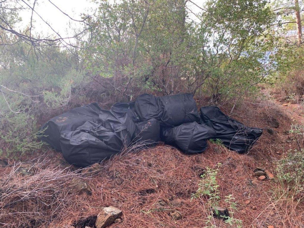 Dalaman'da 1 tonun üzerinde uyuşturucu ele geçirildi