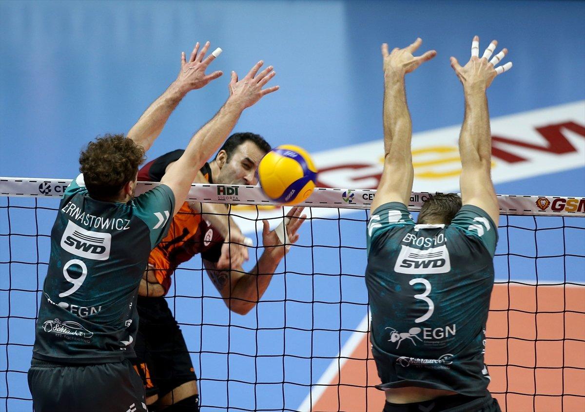 Galatasaray CEV Kupası son 16 ilk maçında SW Powervolleys'i yendi