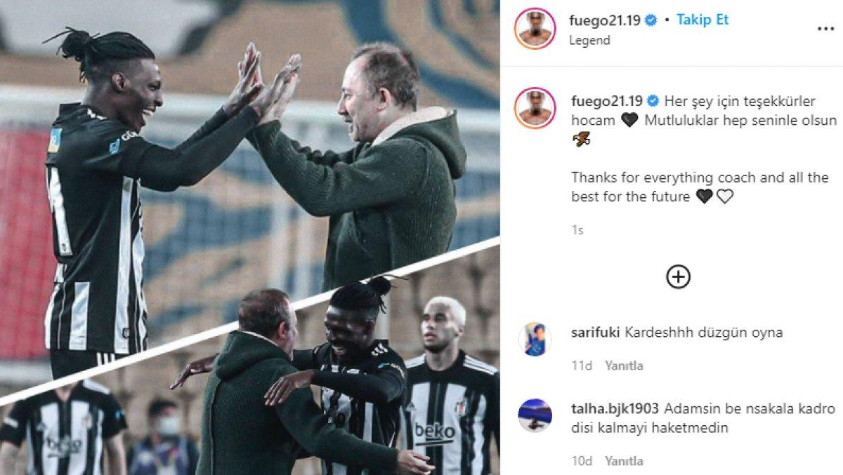 N'Sakala'dan Sergen Yalçın'a veda