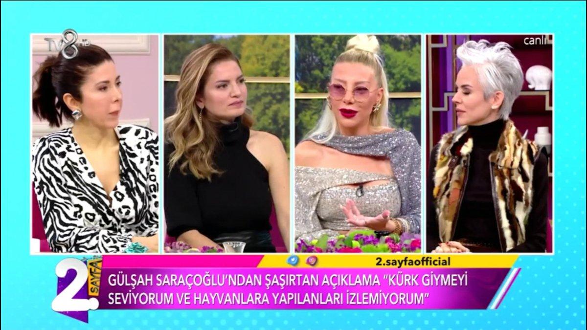 Gülşah Saraçoğlu'nun kürk sevgisine, Ömür Gedik'ten 'cehennem' tepkisi
