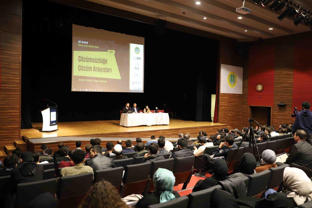 STK’lardan Suriye, Doğu Türkistan ve Filistin paneli