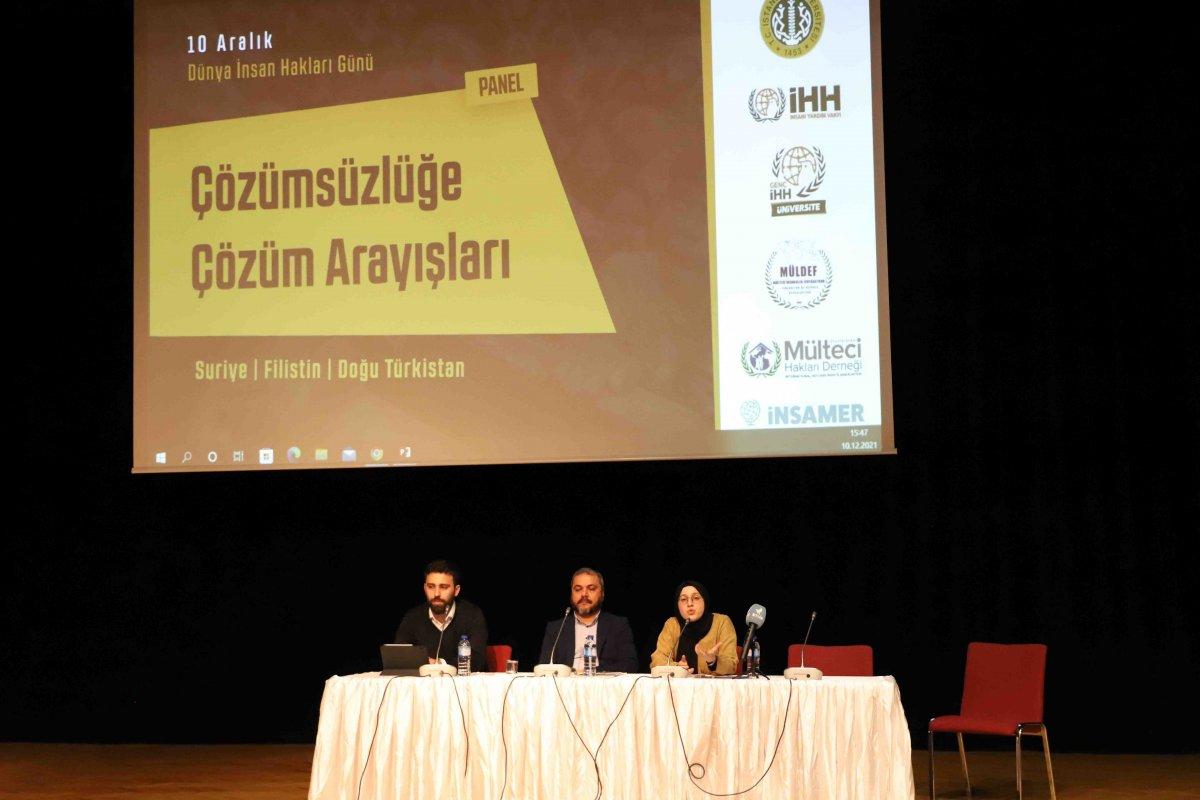 STK’lardan Suriye, Doğu Türkistan ve Filistin paneli