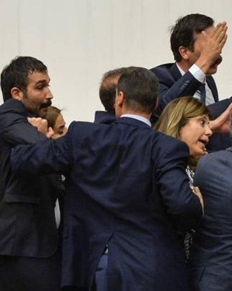 AK Partili Alpay Özalan'ın TBMM'deki kavgaları