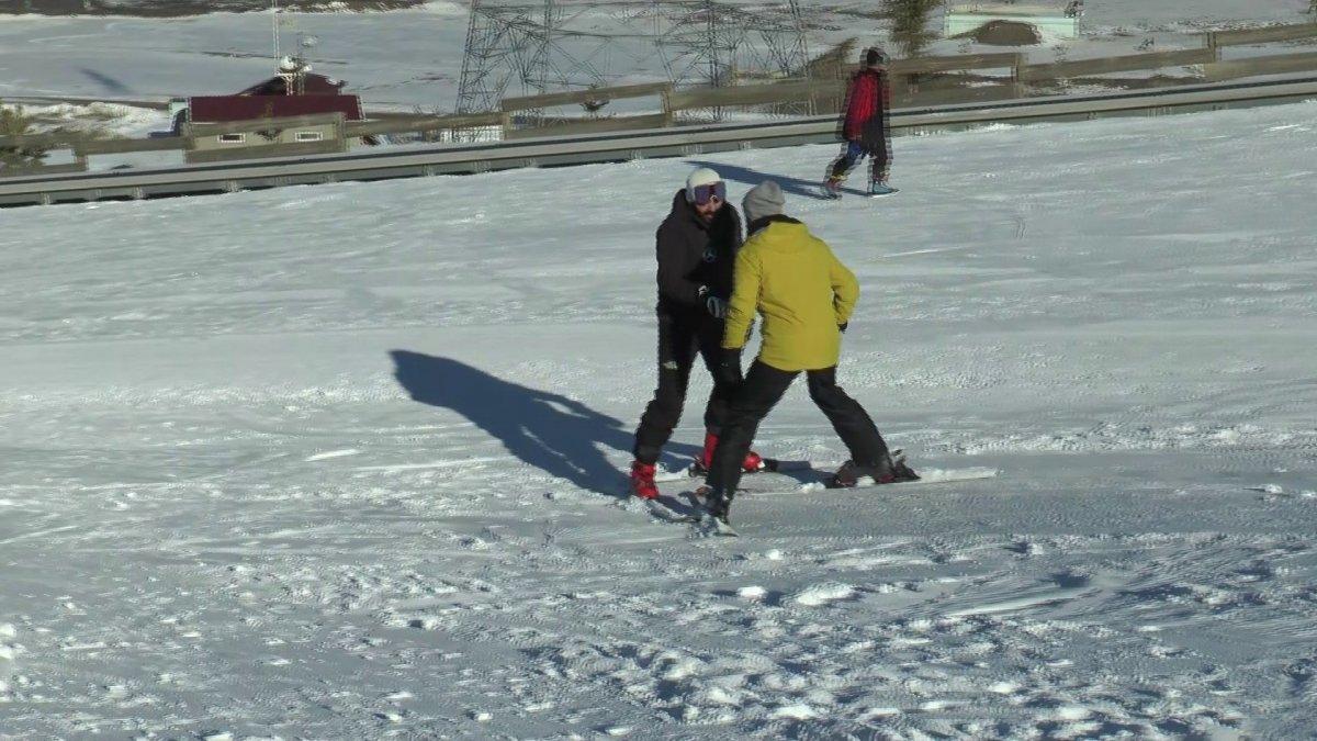 Palandöken'de hafta sonu kar keyfi yaşandı