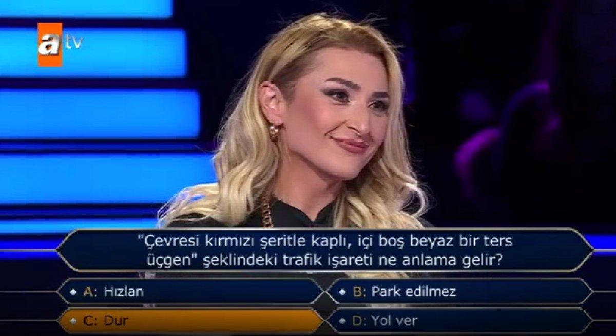 'Milyoner' yarışmasında trafik sorusunda elenen ehliyet hocası