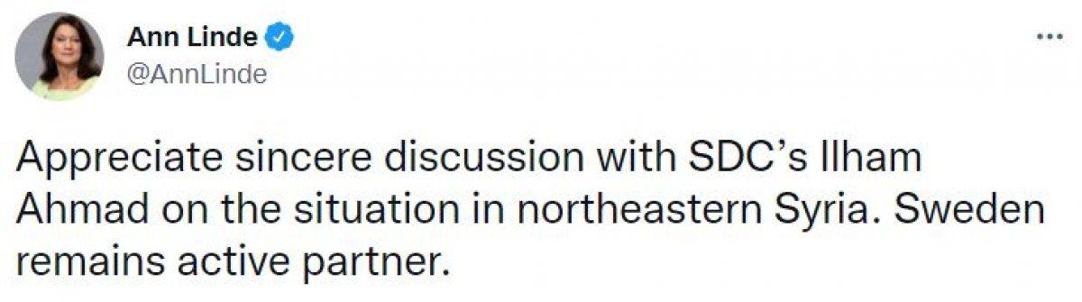İsveç'ten heyet, YPG'yi ziyaret etti
