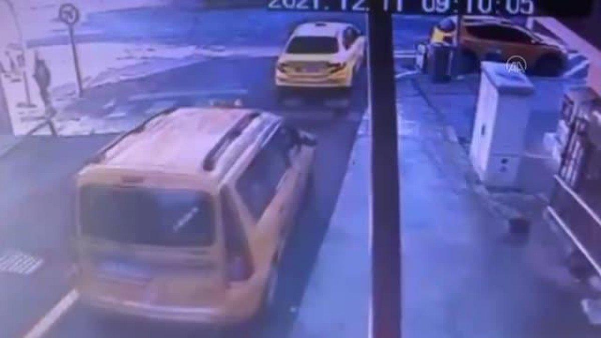 Rize'de freni boşalan kamyonet, korku dolu anlar yaşattı