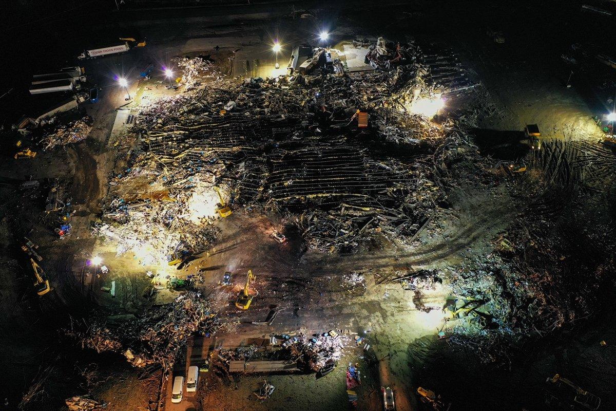 ABD'de hortum felaketinin öncesi ve sonrası