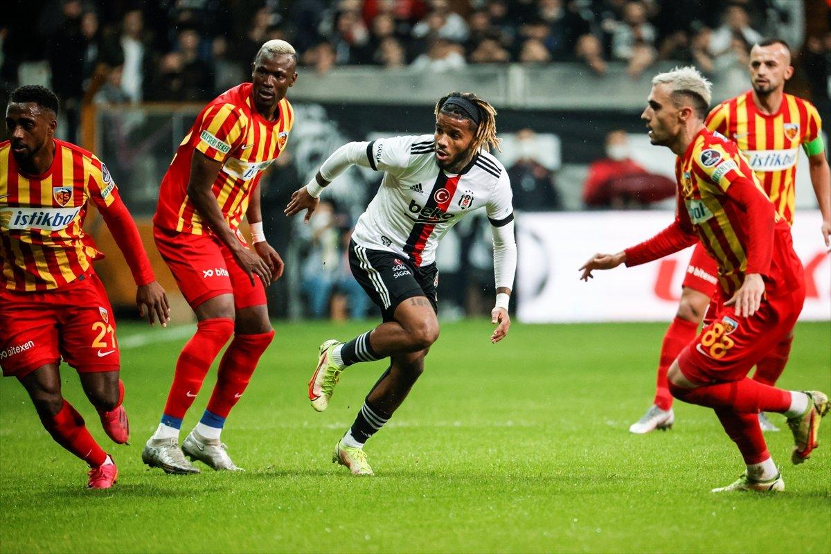 Beşiktaş, Kayserispor'u 4 golle mağlup etti