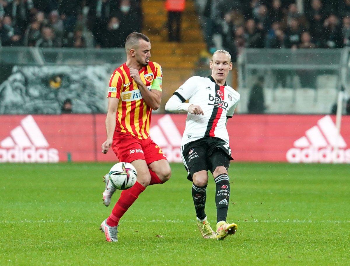 Beşiktaş, Kayserispor'u 4 golle mağlup etti