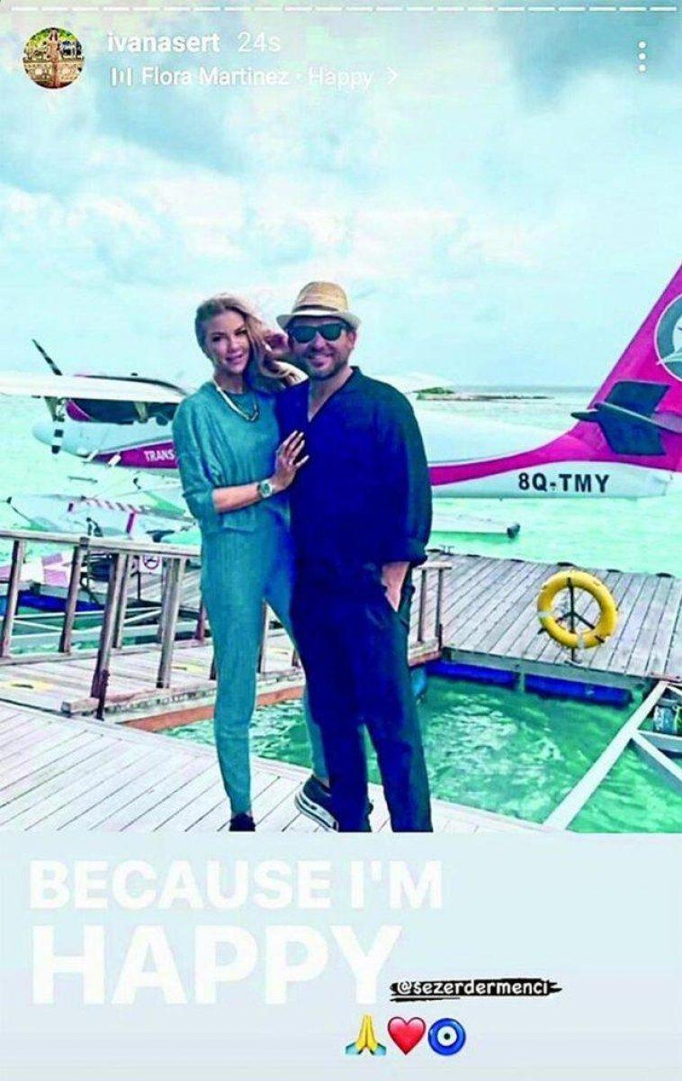 Ivana Sert'in uçakta panik anları