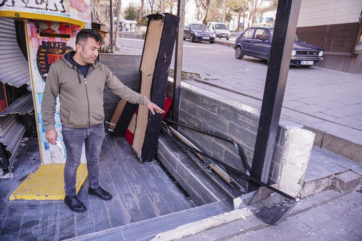 Ankara'da ölümden kıl payı kurtuluş kamerada