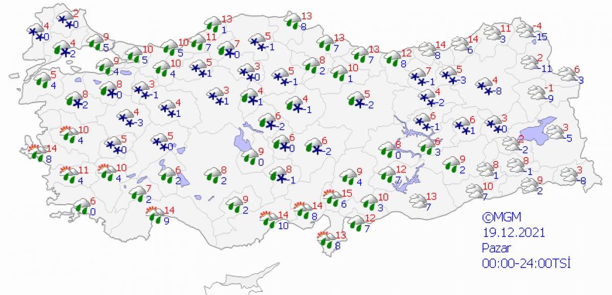 Yılbaşından önce İstanbul'a kar geliyor