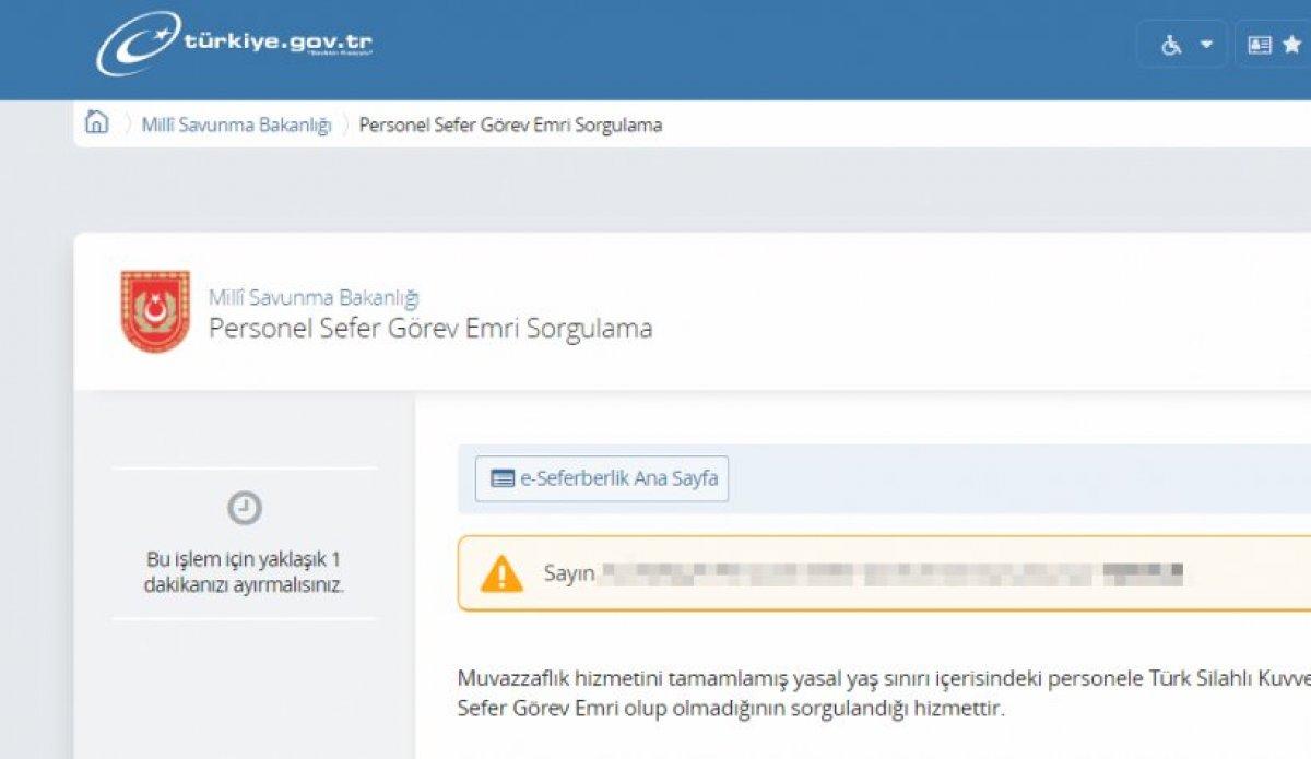 Sefer görev emri nedir? e-Devlet sefer görev emri sorgulama ekranı