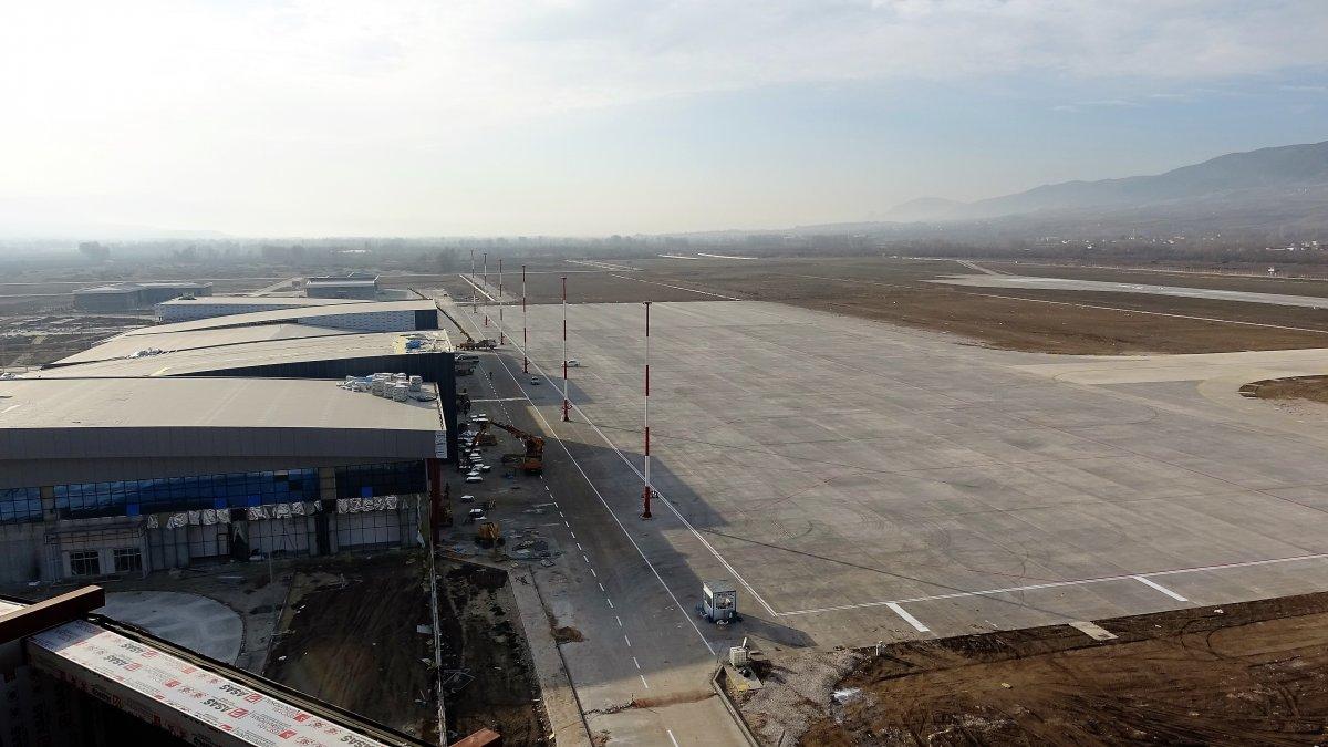 Yeni Tokat Havalimanı inşaatında, sona yaklaşıldı