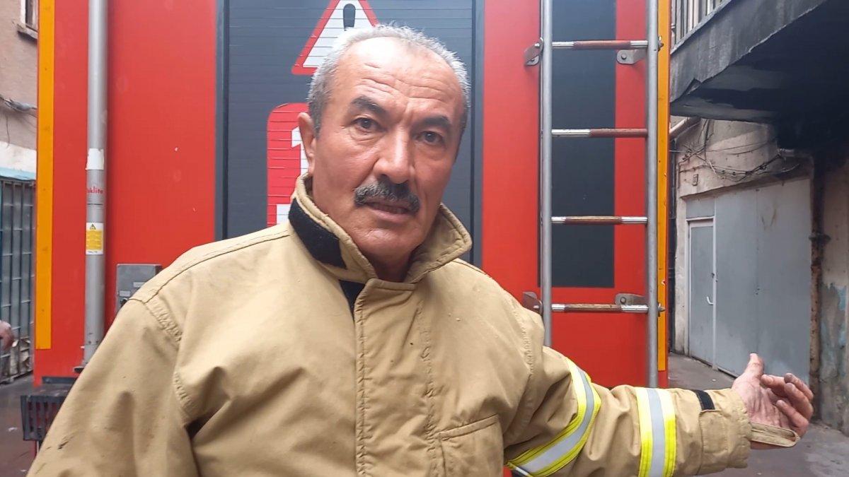 Kırıkkale'de bir şahıs yaktığı kanepeye oturup bali çekti