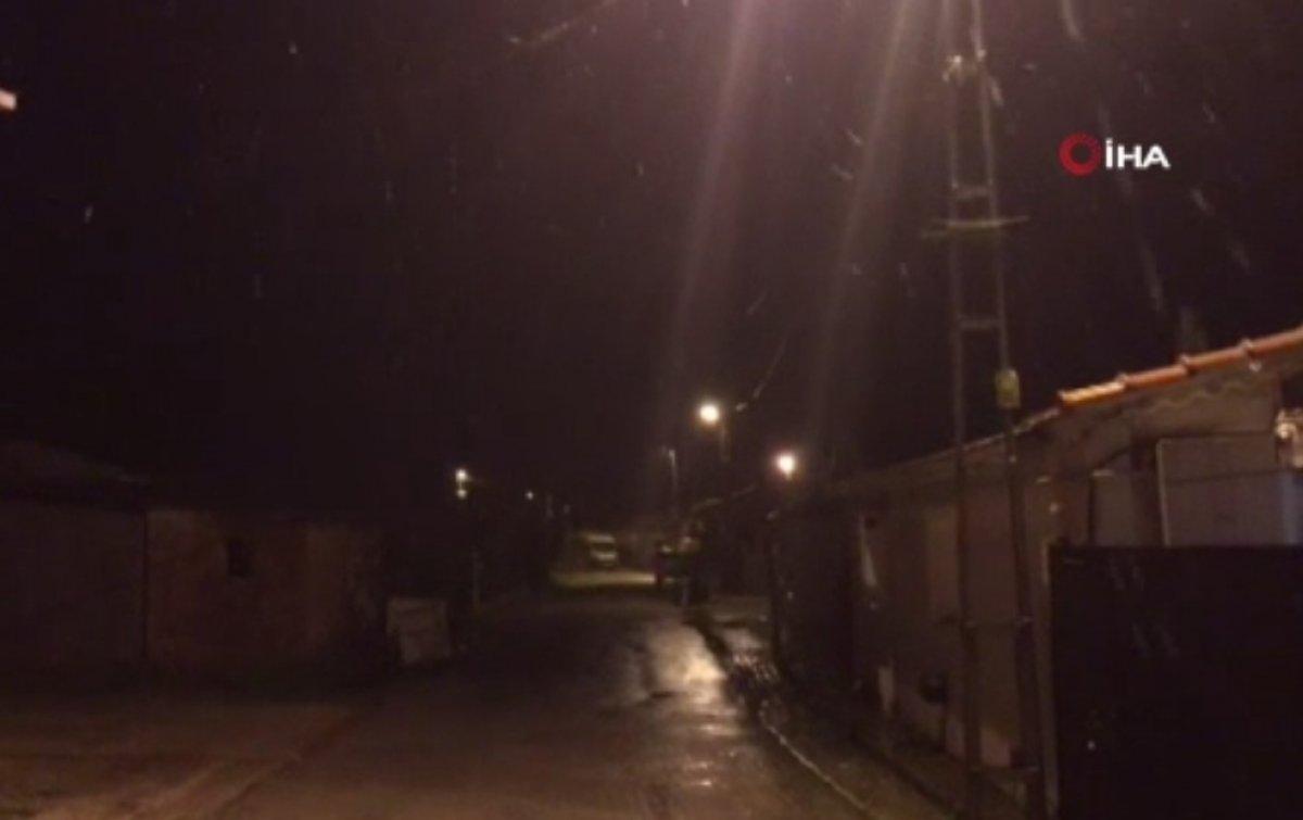 İstanbul'a ilk kar düştü