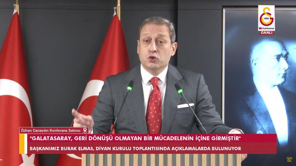Burak Elmas'tan TFF'ye: Yapamıyorsanız gideceksiniz