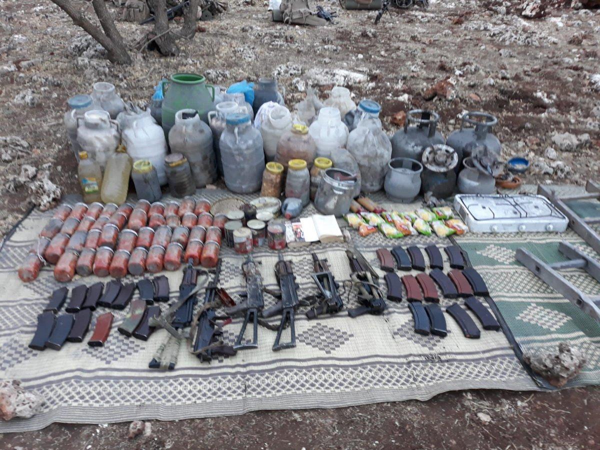 Mardin'de 6 PKK'lının öldürüldüğü mağara kullanılamaz hale getirildi