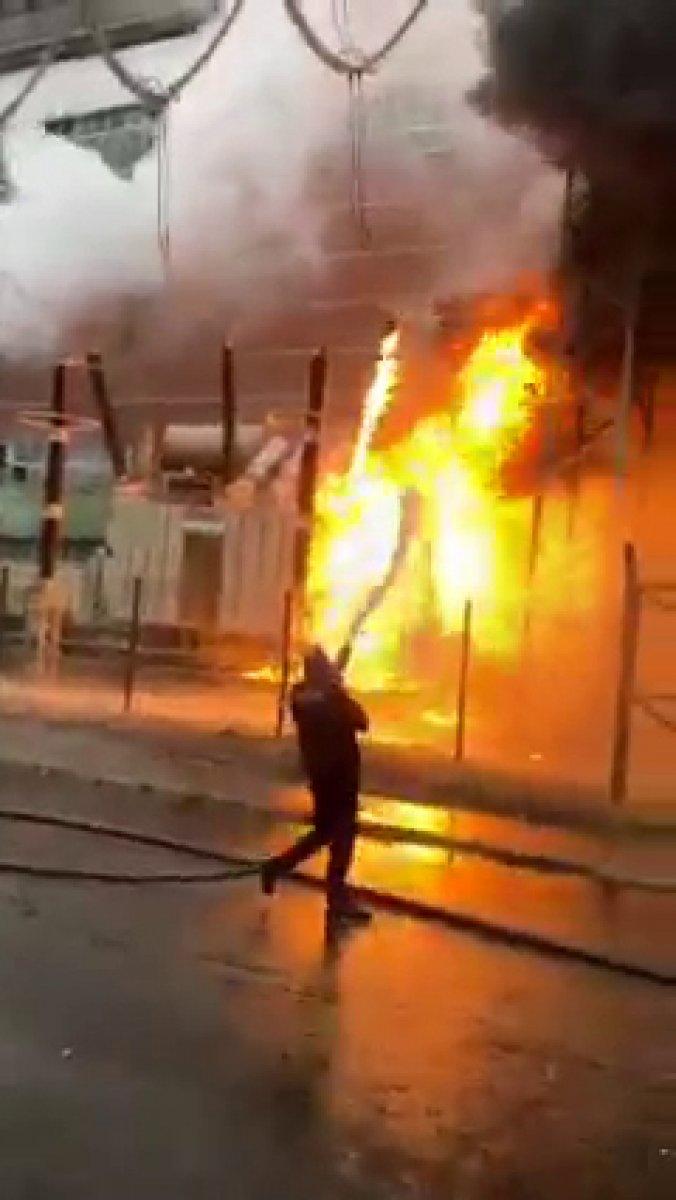 Sivas'taki termik santralde çıkan yangın söndürüldü