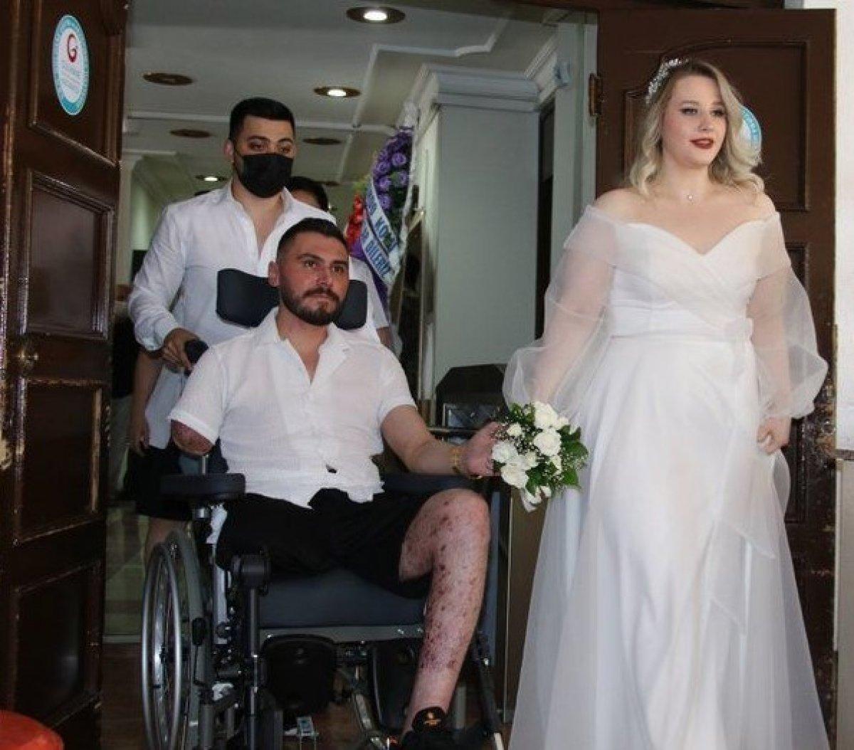 Pençe-Şimşek gazisi İbrahim Yüzer protez bacakla yürümeye başladı