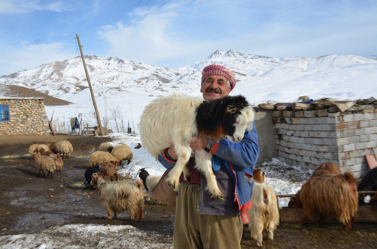 Şırnak'taki adam, 4 yıldır eksi 30 derece olan yaylada yaşıyor