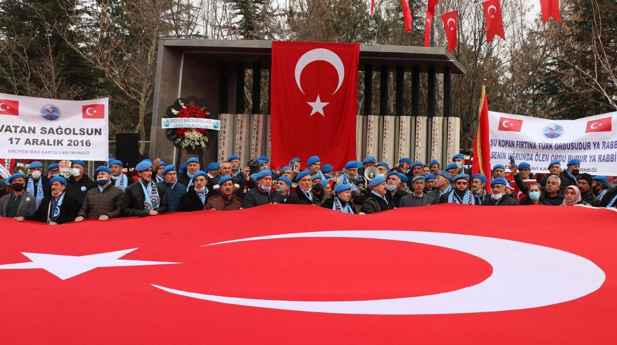 Kayseri şehitleri terör saldırısının 5. yılında anılıyor