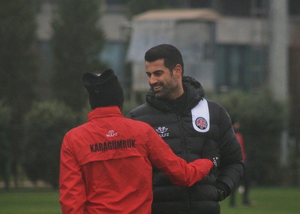 Volkan Demirel, Fatih Karagümrük'le ilk idmanına çıktı