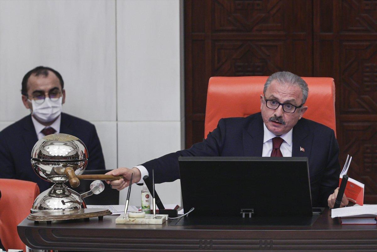 TBMM'de Fuat Oktay konuşurken hoparlörden müzik açan TİP milletvekili Sera Kadıgil'e ceza