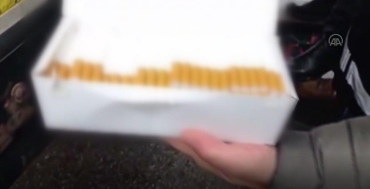 Kocaeli'de tırda gümrük kaçağı 14.3 milyon makaron ele geçirildi