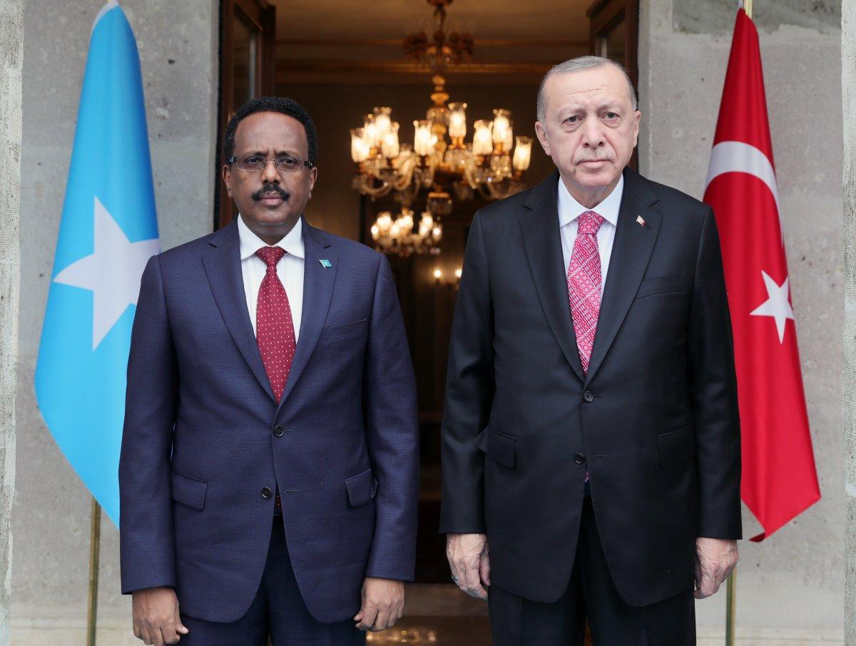 Cumhurbaşkanı Erdoğan, Somalili mevkidaşı Farmajo ile görüştü