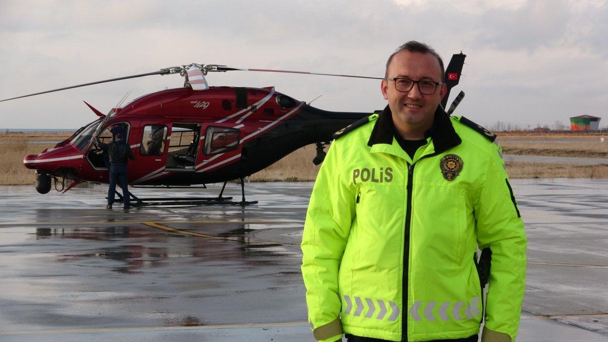 Van'da sürücülere havadan denetim