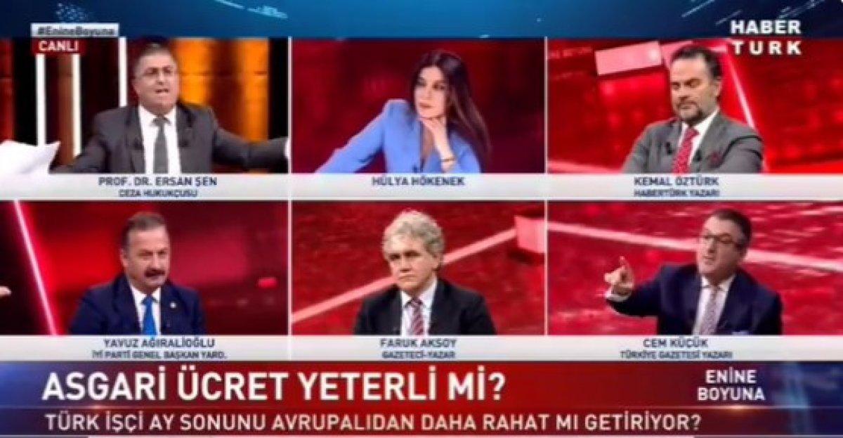 Ersan Şen ve Cem Küçük'ün asgari ücret tartışması
