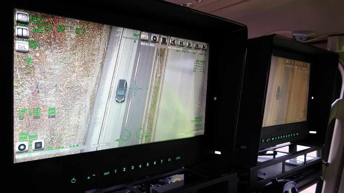 Van'da sürücülere havadan denetim