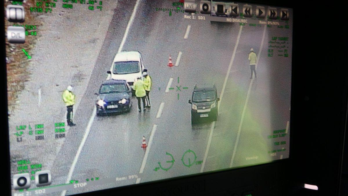 Van'da sürücülere havadan denetim