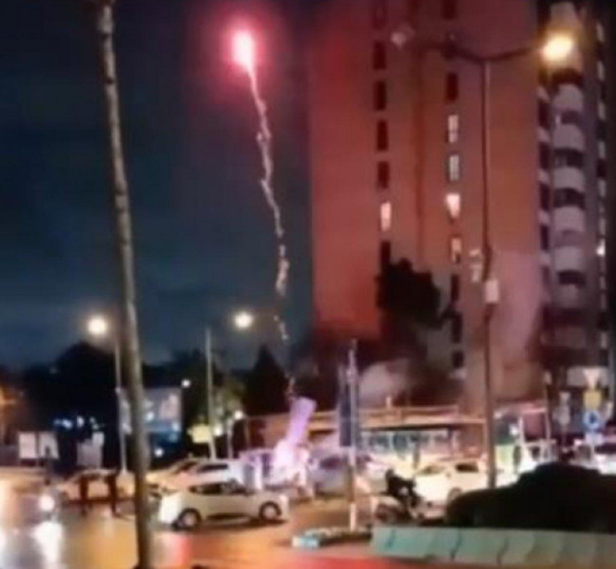 Başakşehir'de tehlikeli asker eğlencesi