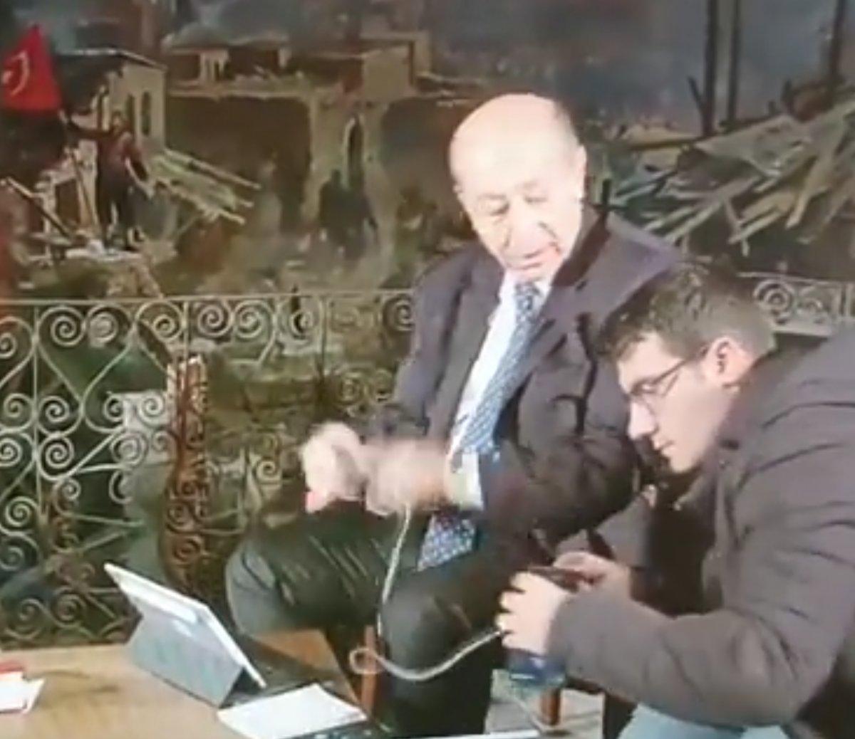 Muhabire tokat atan Muharrem Sarıkaya'nın öfkeli anları