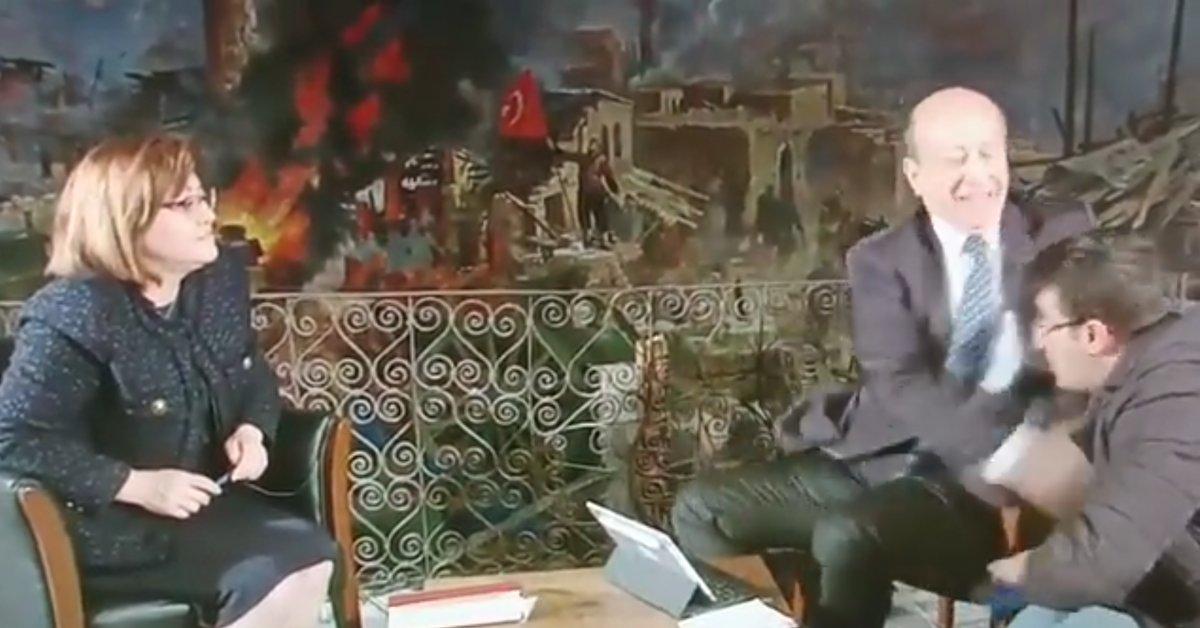 Muhabire tokat atan Muharrem Sarıkaya'nın öfkeli anları