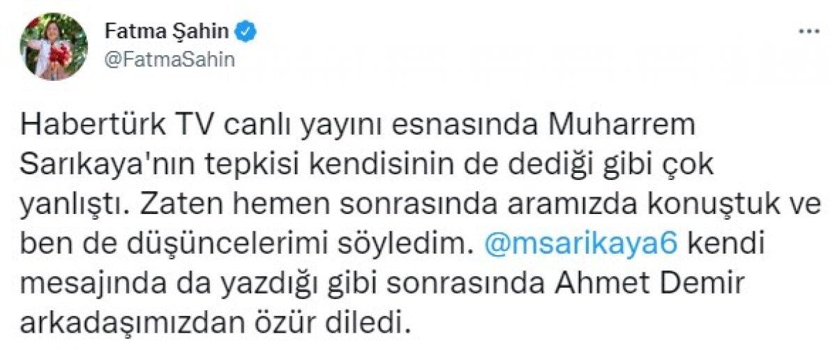 Muhabire tokat atan Muharrem Sarıkaya özür diledi