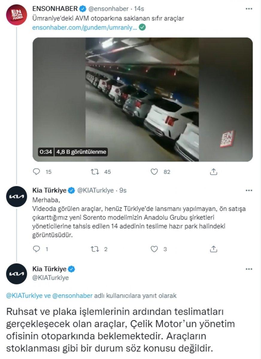 AVM otoparkındaki sıfır araçların akıbeti merak konusu oldu