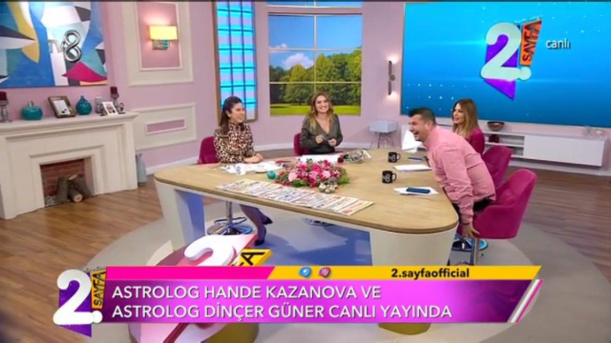 Astrolog Dinçer Güner'den canlı yayın gafı
