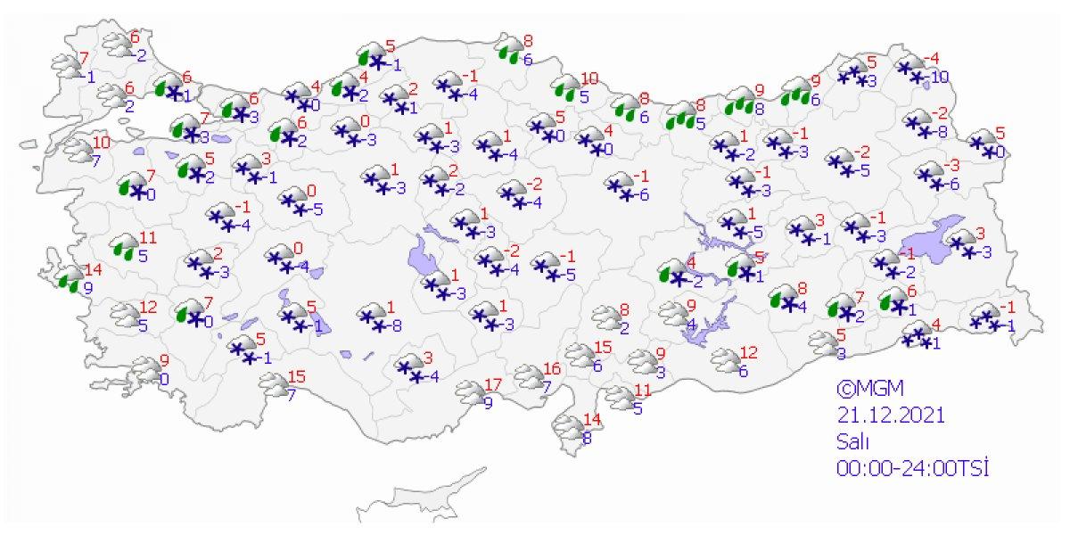 MGM: Marmara'da çarşamba gününden itibaren yağışlı hava etkisini kaybedecek