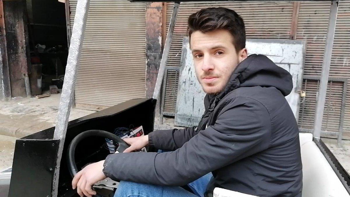 Giresun'da üniversite öğrencileri güneş enerjisi ile çalışan araç üretti