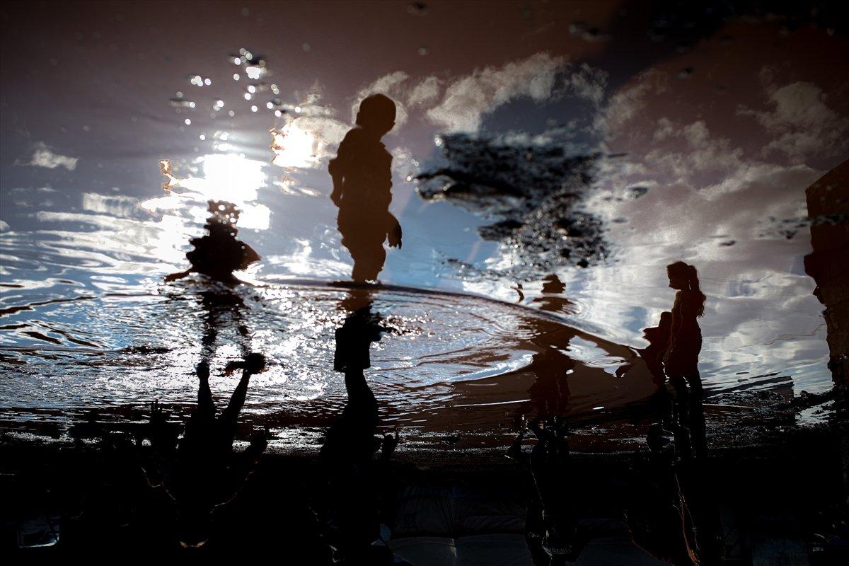 Zorlu şartlarda yaşayan Suriyeli sığınmacılar görüntülendi