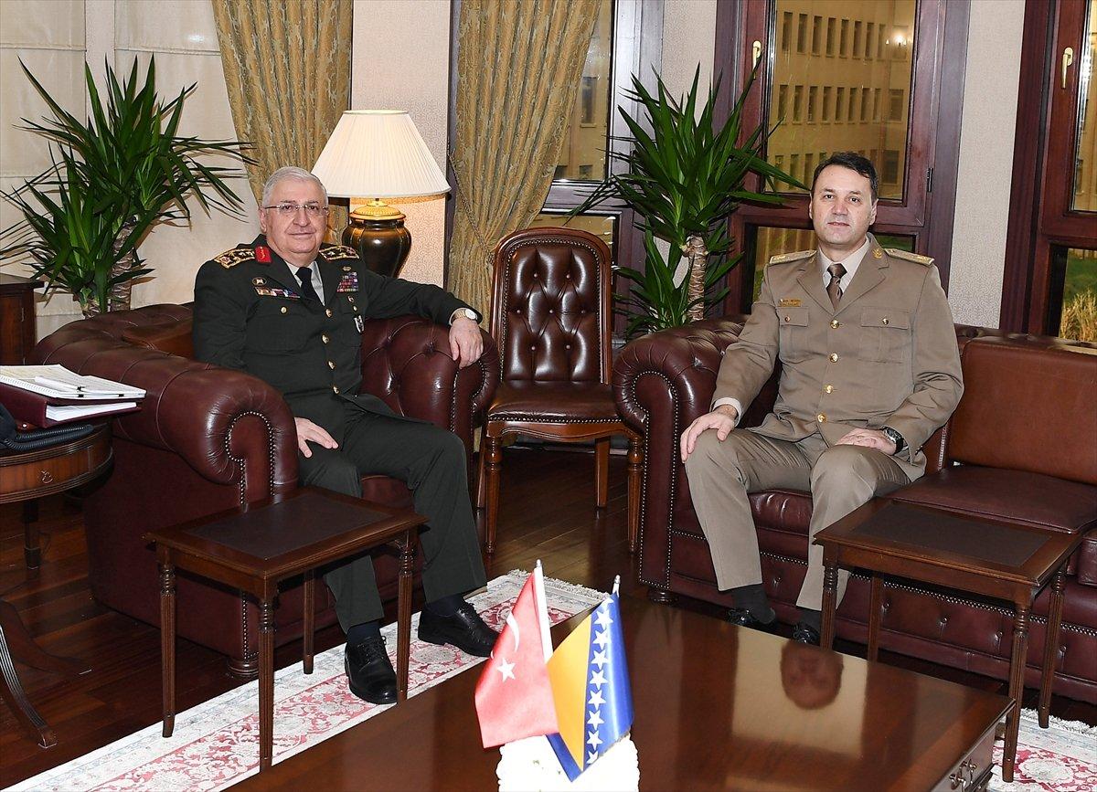 Orgeneral Güler, Bosna Hersekli mevkidaşı Masovic ile görüştü