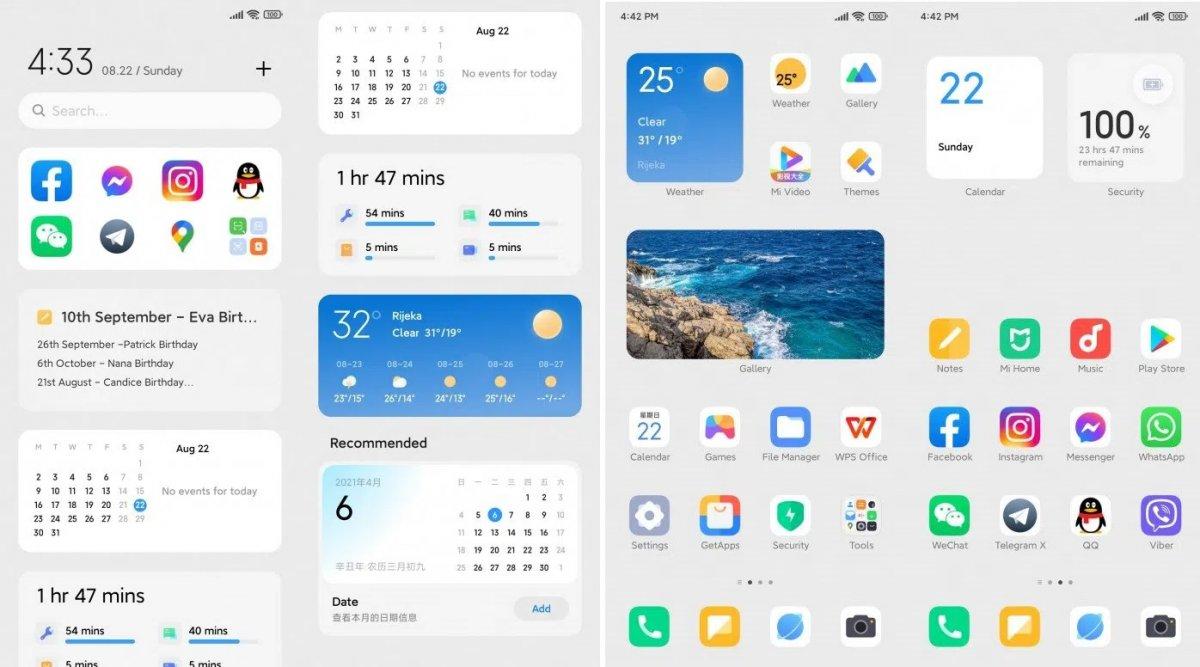 miui 13 arayüz görüntüleri