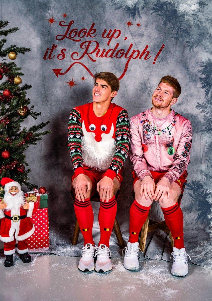 Belçika Milli Takımı'nın Noel özel çekimi