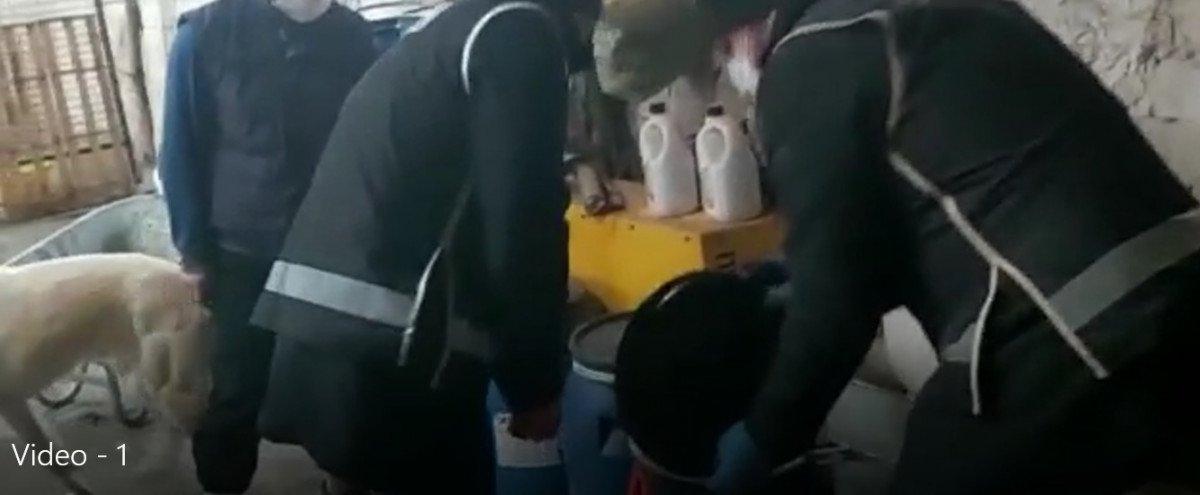 Çorum’da 2 ton sahte içki ele geçirildi